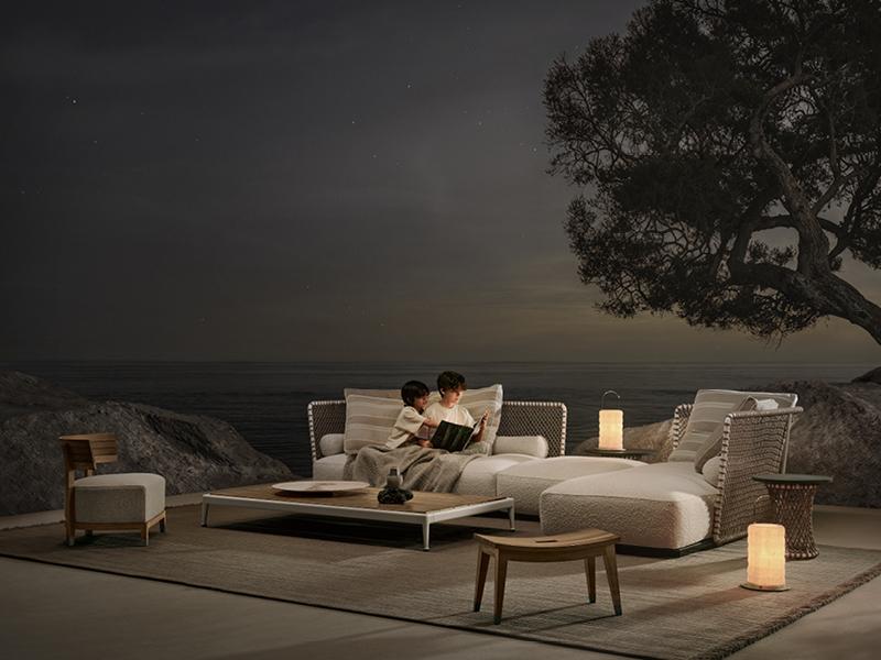 Flexform adv campaign Oasis sofa